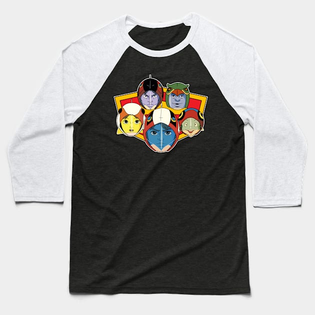 Gatchaman Baseball T-Shirt by AlanSchell76